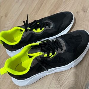 Cole Haan Black and Neon Sneakers